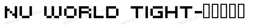Nu World Tight字体转换
